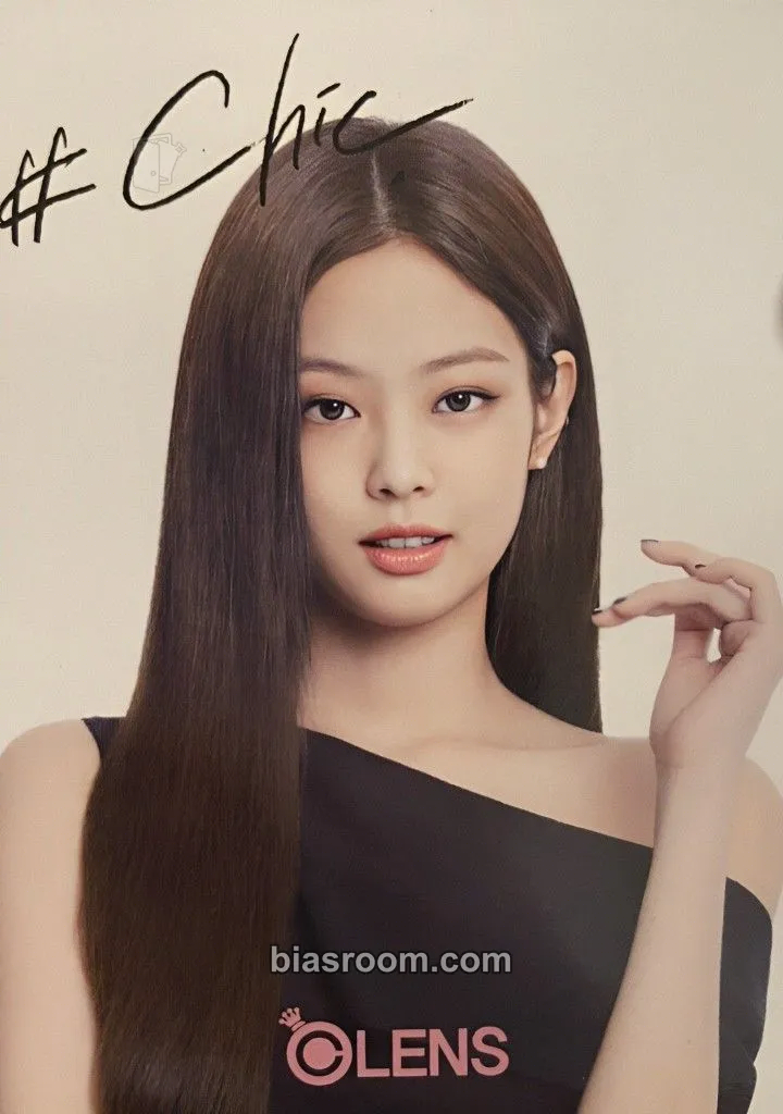 Jennie BLACKPINK x Olens Photocard - BLACKPINK - BLACKPINK K-pop photocard