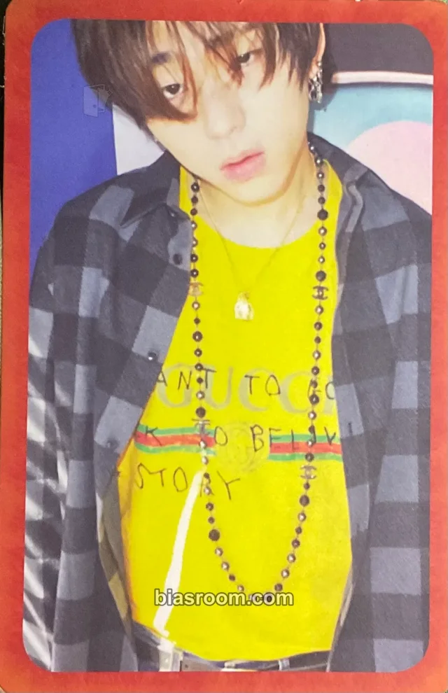 Block B - Zico - Montage Album album photocard red border