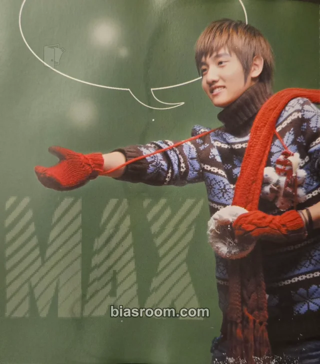 TVXQ - Max Changmin - Christmas Gift From TVXQ! Album postcard