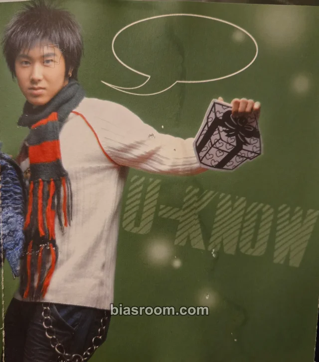 TVXQ - U-Know Yunho - Christmas Gift From TVXQ! Album postcard