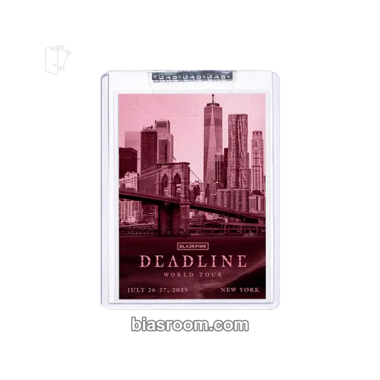 'Deadline' 3rd World Tour Photocard - BLACKPINK - BLACKPINK K-pop photocard