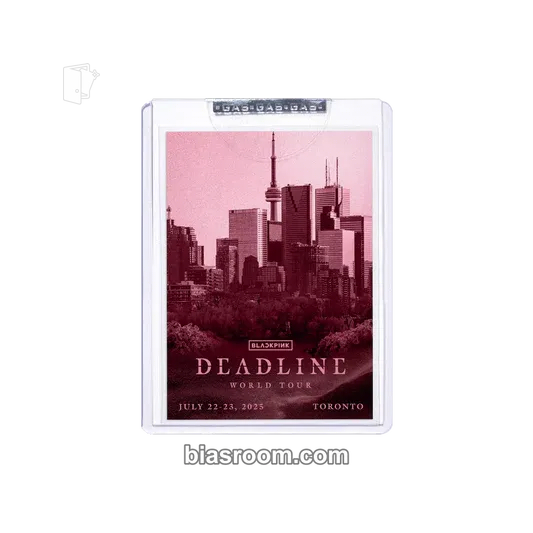 'Deadline' 3rd World Tour Photocard - BLACKPINK - BLACKPINK K-pop photocard