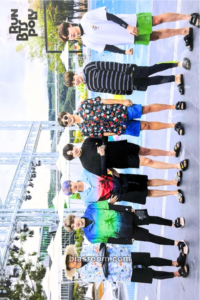 Run BTS Poly Photocard - BTS - BTS K-pop photocard