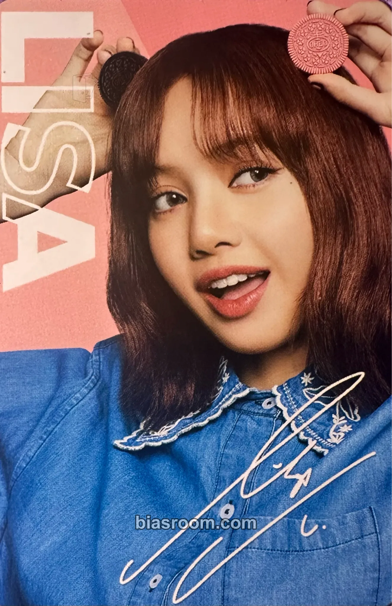 Lisa BLACKPINK x Oreo Photocard - BLACKPINK - BLACKPINK K-pop photocard