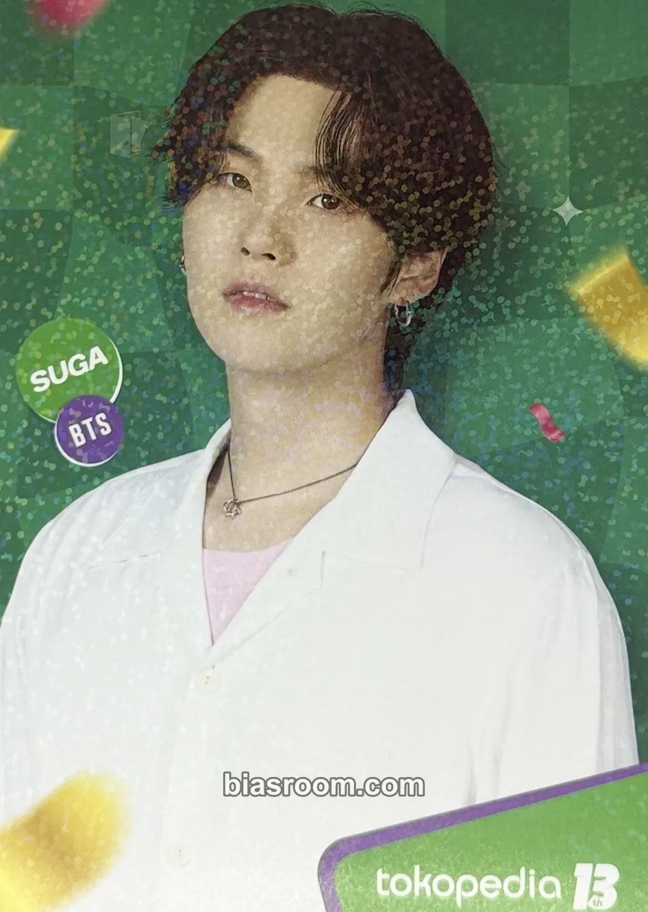 SUGA Tokopedia Photocard - BTS - BTS K-pop photocard