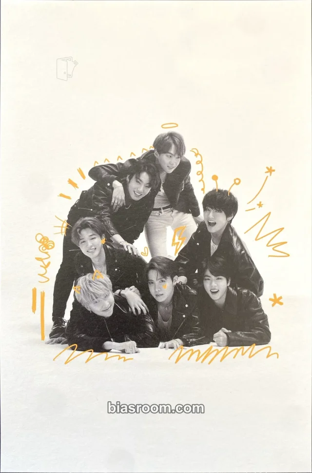 BTS - Map of the Soul: 7 Album Aurora photo frame set pre-order benefit Weply postcard version 4