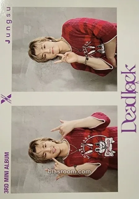 Jungsu Deadlock Photocard - Xdinary Heroes - Xdinary Heroes K-pop photocard