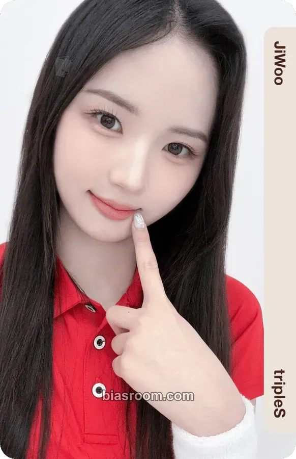 Jiwoo 2025 Season's Greetings: tripleSchool Photocard - tripleS - tripleS K-pop photocard