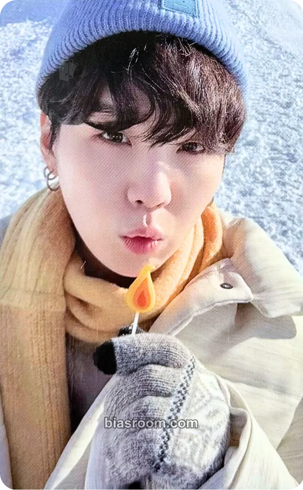 SUGA Winter Package 2021 Photocard - BTS - BTS K-pop photocard