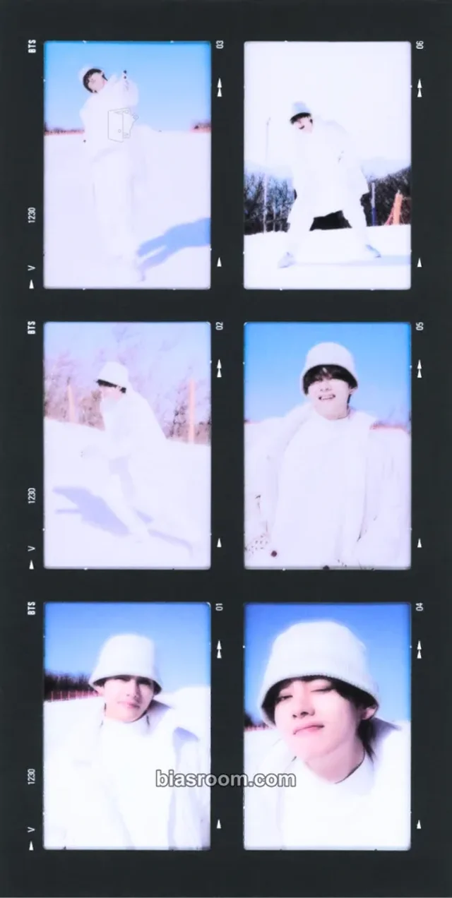 BTS - V - Winter Package 2021 Other transparent 6-cut film photo