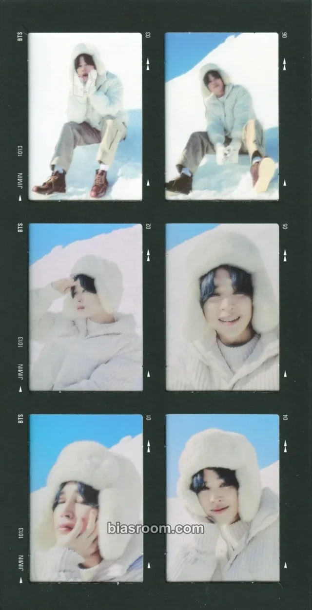 BTS - Jimin - Winter Package 2021 Other transparent 6-cut film photo