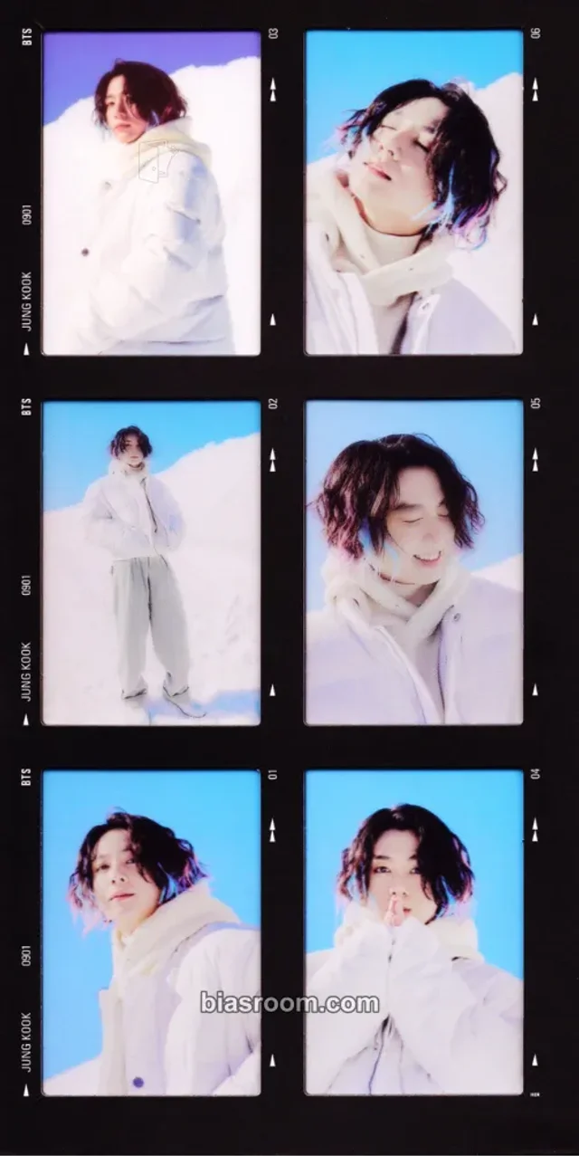 BTS - Jungkook - Winter Package 2021 Other transparent 6-cut film photo