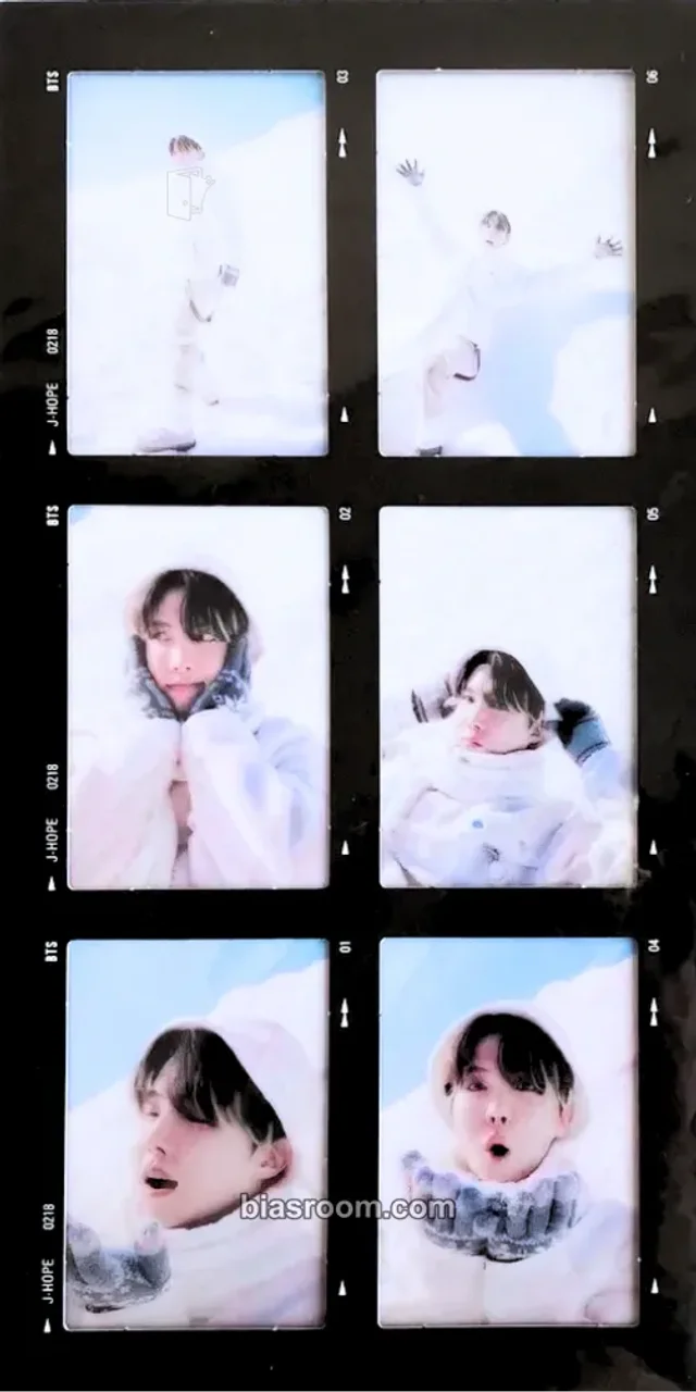 BTS - j-hope - Winter Package 2021 Other transparent 6-cut film photo