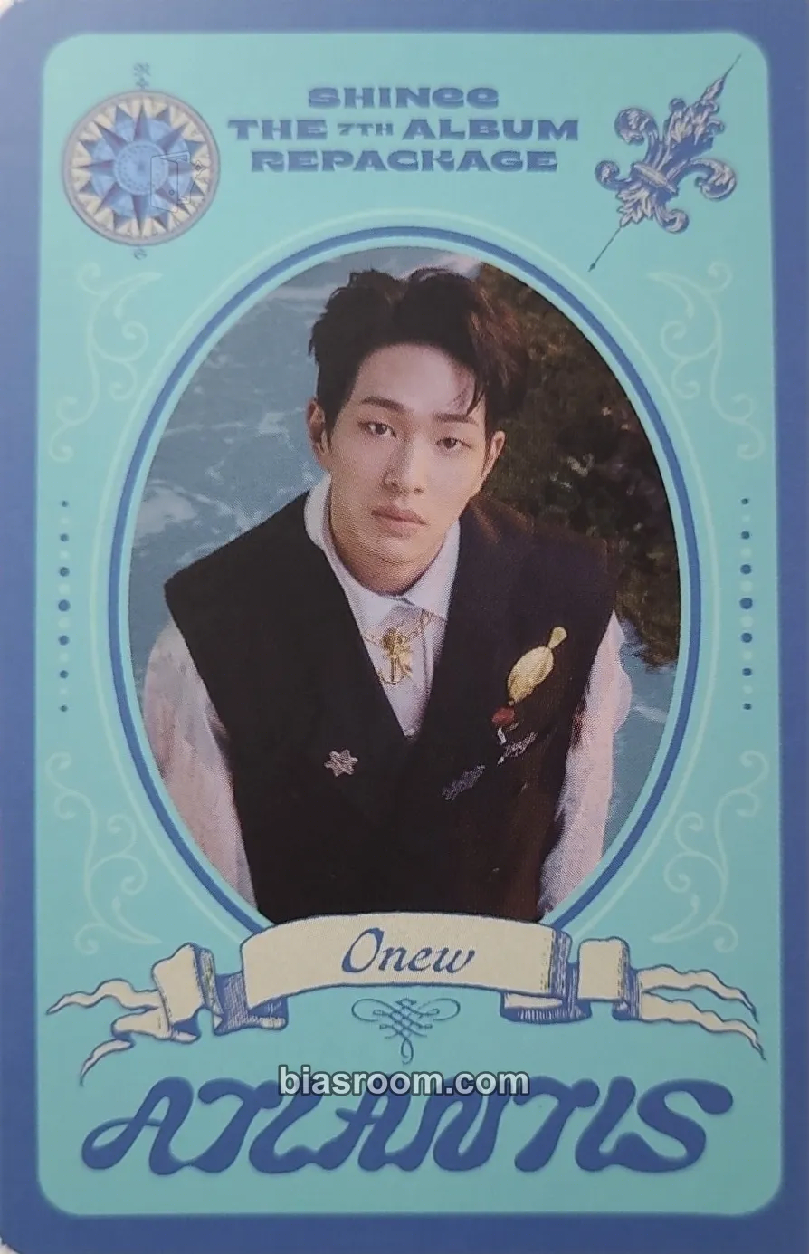 Onew Atlantis - The 7th Album Repackage Photocard - SHINee - SHINee K-pop photocard