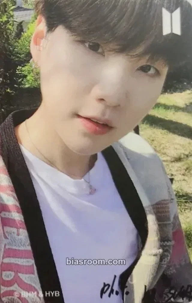 BTS - SUGA - BE Album merch merch photocard lenticular postcard