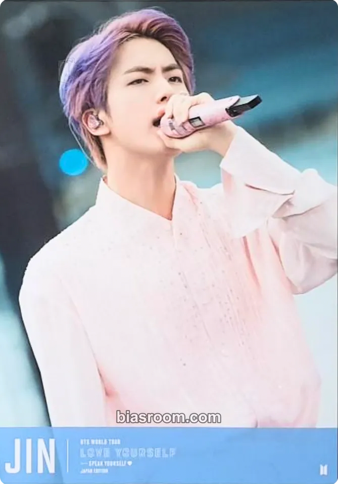 Jin Speak Yourself Japan DVD & Bluray Photocard - BTS - BTS K-pop photocard