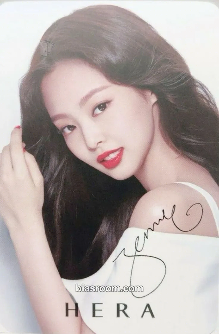 Jennie Jennie x HERA Photocard - BLACKPINK - BLACKPINK K-pop photocard