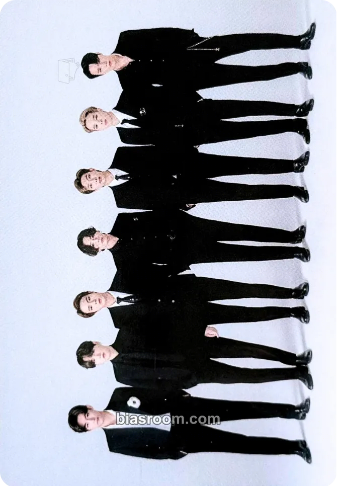 2021 New Year's Eve Live Photocard - BTS - BTS K-pop photocard