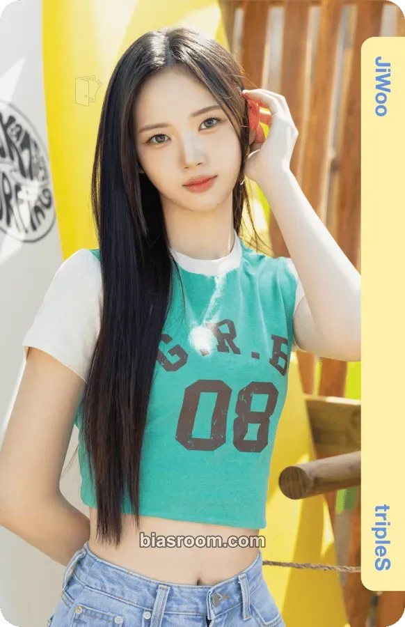 Jiwoo tripleS 1st Fanclub Inauguration Ceremony: WAV Surfing Club First Opening Ceremony! Photocard - tripleS - tripleS K-pop photocard