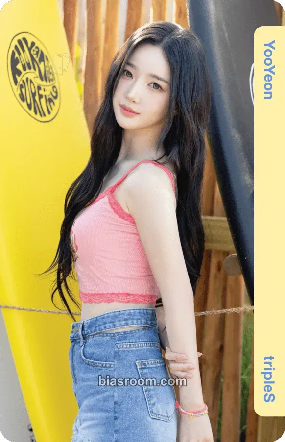 Yooyeon tripleS 1st Fanclub Inauguration Ceremony: WAV Surfing Club First Opening Ceremony! Photocard - tripleS - tripleS K-pop photocard