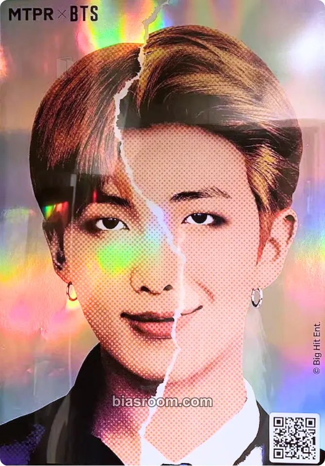 RM MTPR Color Lenses Photocard - BTS - BTS K-pop photocard