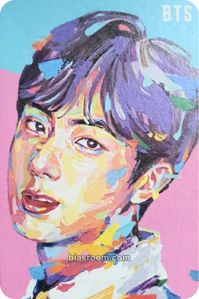 Jin MTPR Color Lenses Photocard - BTS - BTS K-pop photocard