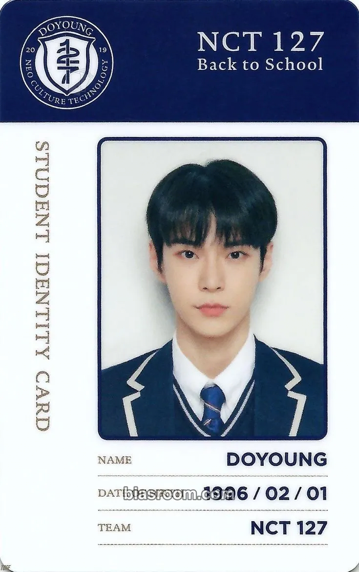 Doyoung Back to School Kit 2019 Photocard - NCT 127 - NCT 127 K-pop photocard