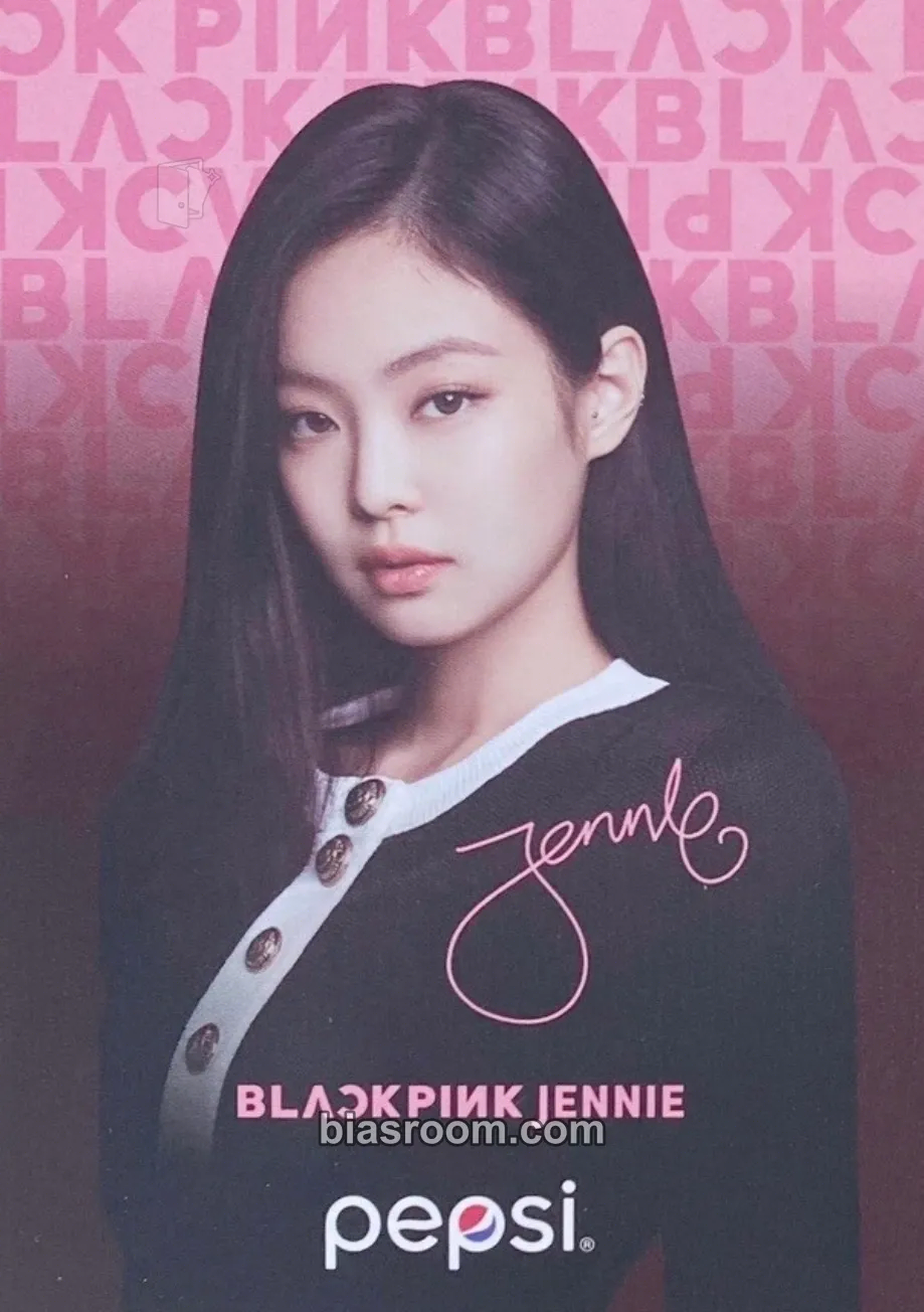 Jennie BLACKPINK x Pepsi Photocard - BLACKPINK - BLACKPINK K-pop photocard
