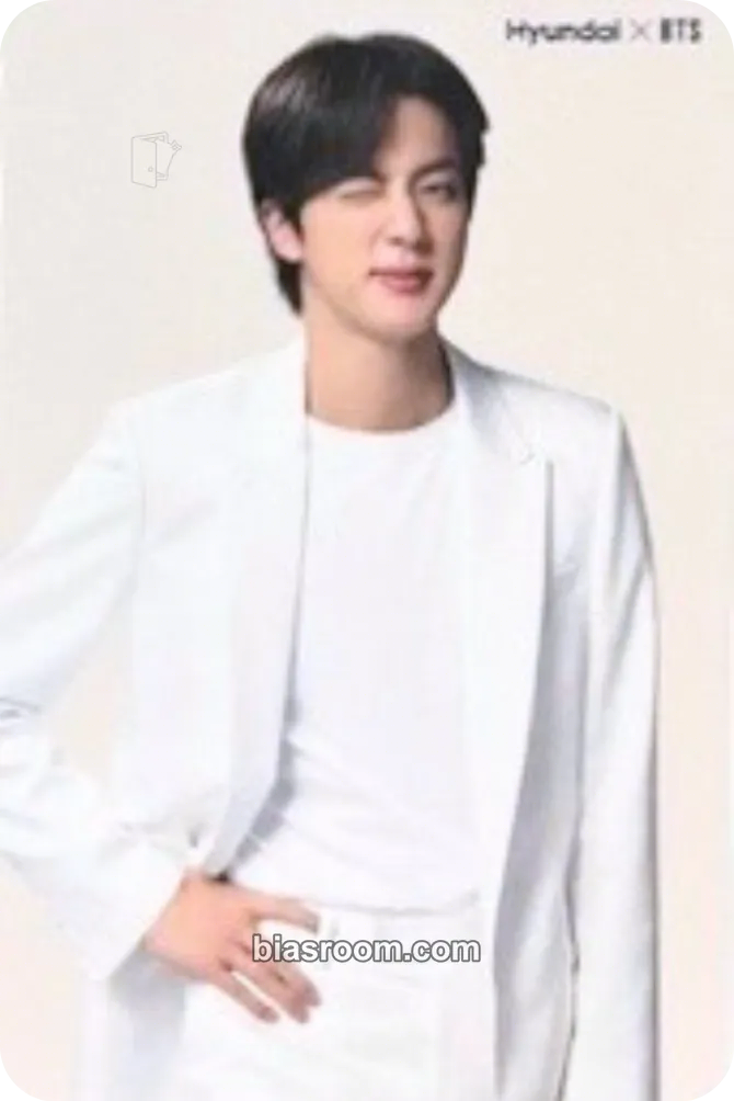 Jin Hyundai Photocard - BTS - BTS K-pop photocard