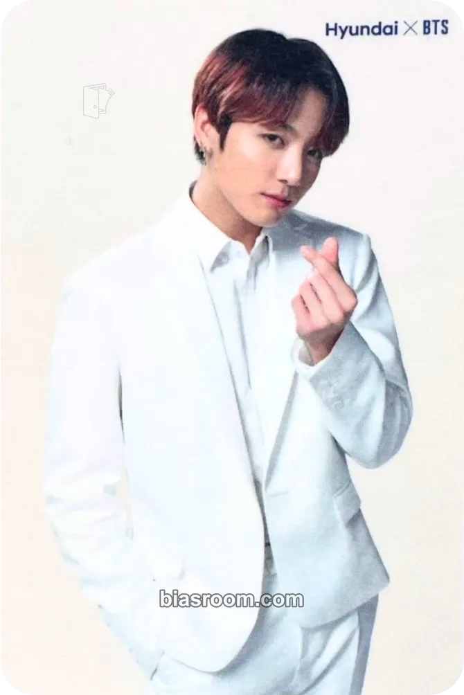 Jungkook Hyundai Photocard - BTS - BTS K-pop photocard
