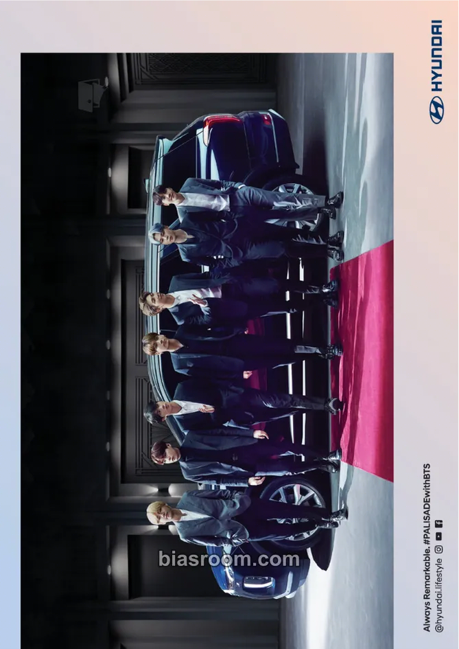 Hyundai Photocard - BTS - BTS K-pop photocard