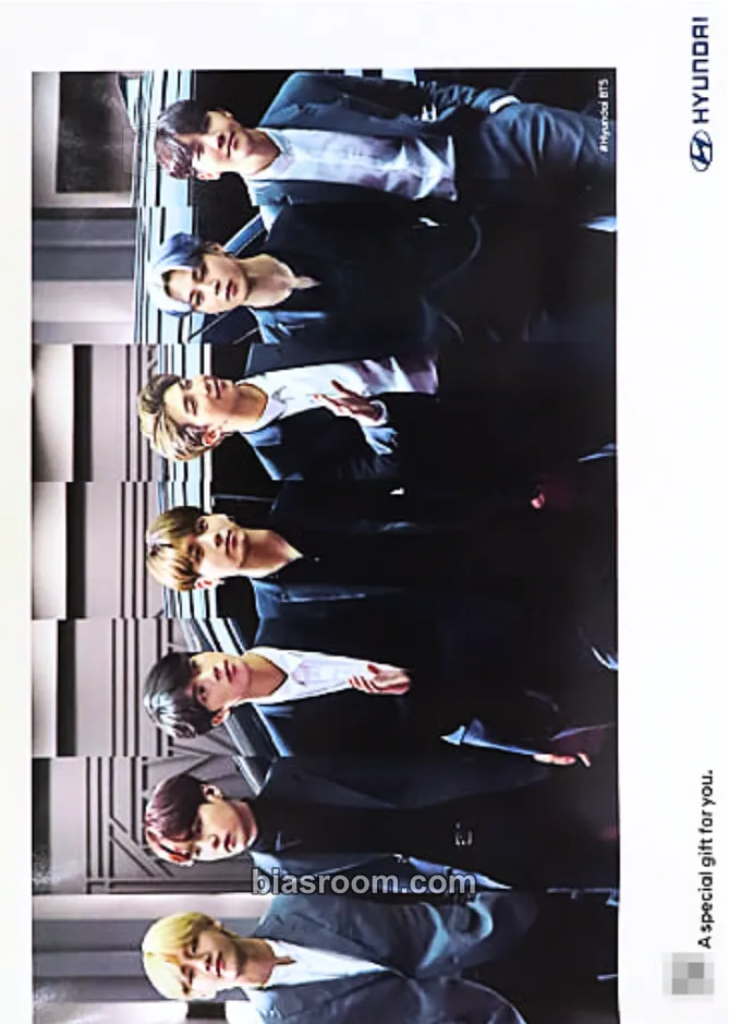 Hyundai Photocard - BTS - BTS K-pop photocard