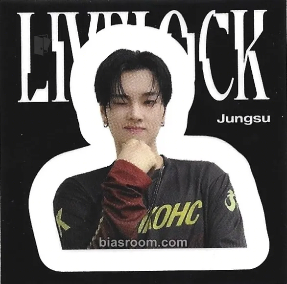 Jungsu Livelock Photocard - Xdinary Heroes - Xdinary Heroes K-pop photocard