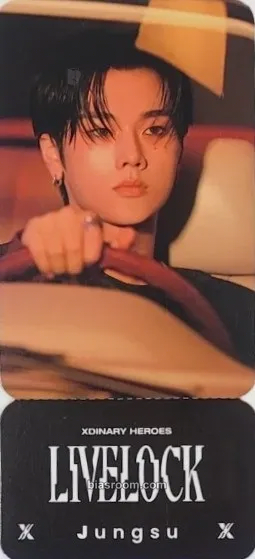 Jungsu Livelock Photocard - Xdinary Heroes - Xdinary Heroes K-pop photocard