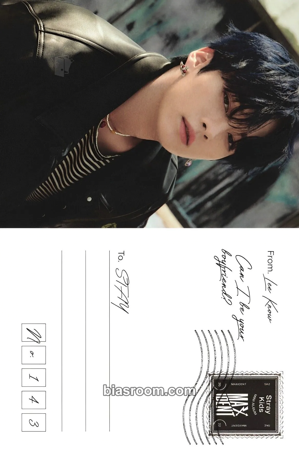 Lee Know Maxident Photocard - Stray Kids - Stray Kids K-pop photocard