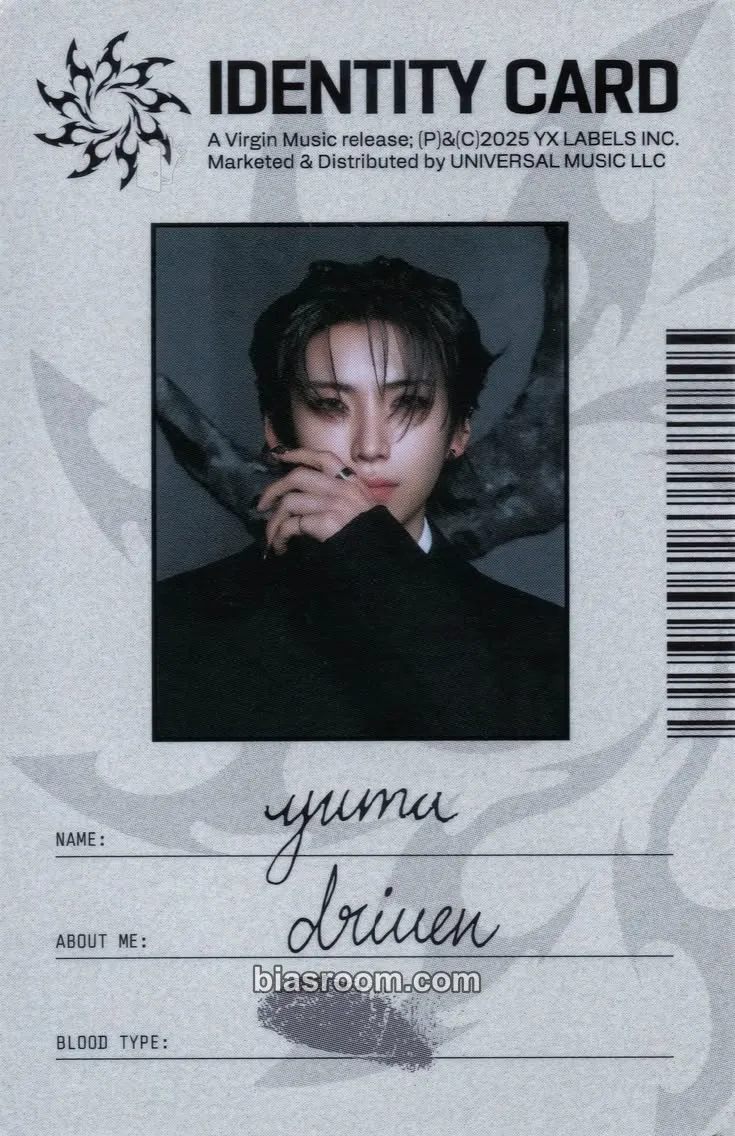 Yuma Go in Blind - EP Photocard - &TEAM - &TEAM K-pop photocard