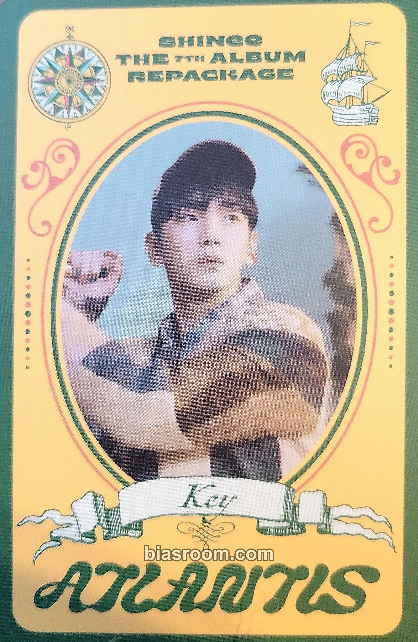 Key Atlantis - The 7th Album Repackage Photocard - SHINee - SHINee K-pop photocard