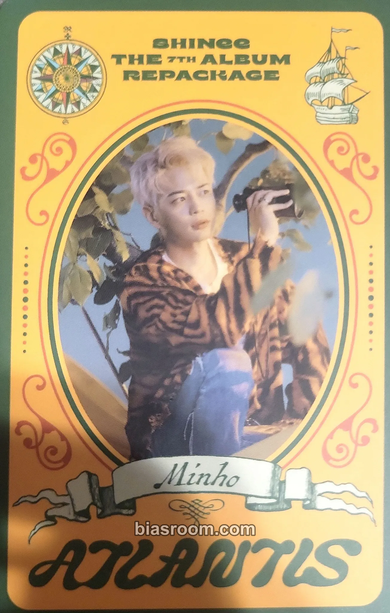 Minho Atlantis - The 7th Album Repackage Photocard - SHINee - SHINee K-pop photocard