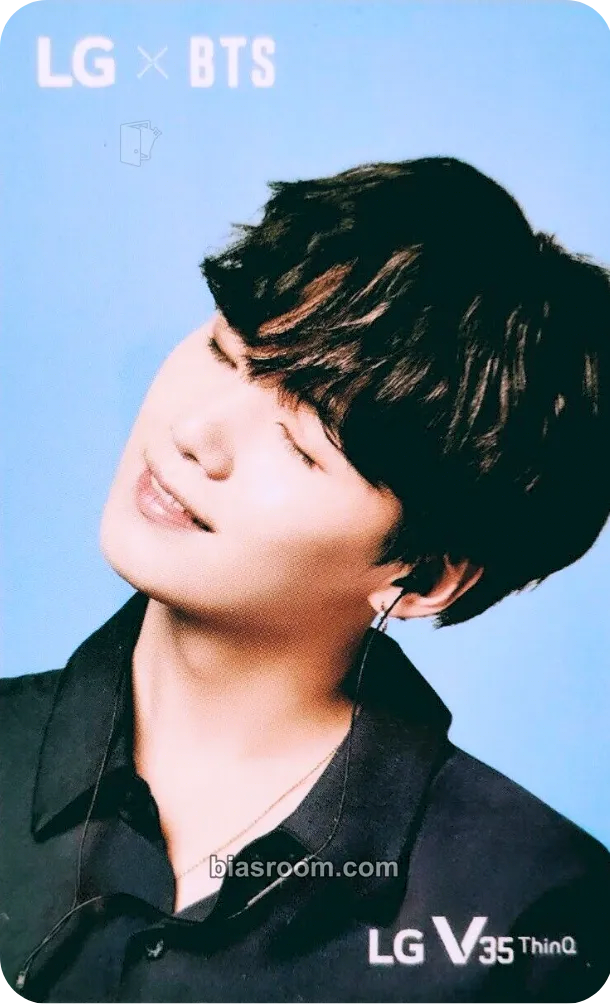 SUGA LG Electronics Photocard - BTS - BTS K-pop photocard