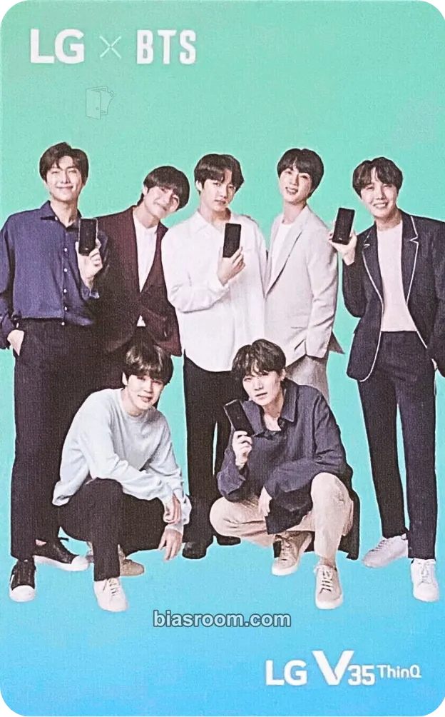 LG Electronics Photocard - BTS - BTS K-pop photocard