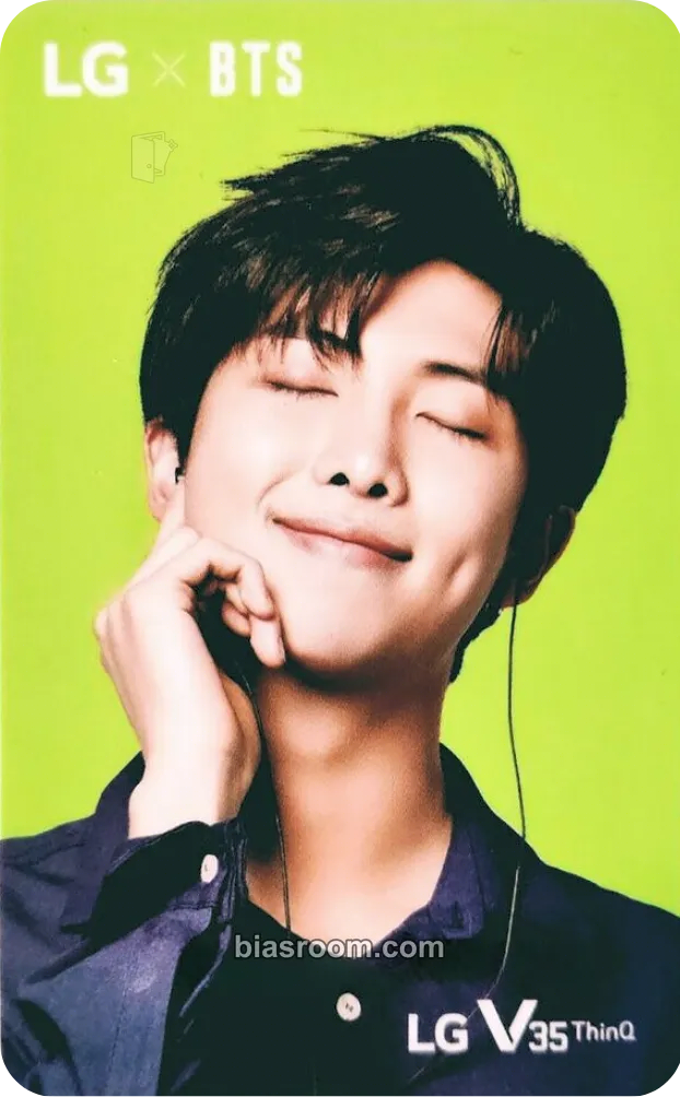 RM LG Electronics Photocard - BTS - BTS K-pop photocard