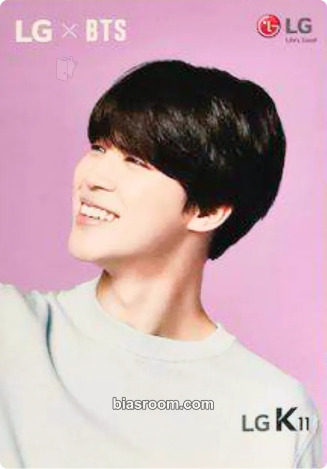 Jimin LG Electronics Photocard - BTS - BTS K-pop photocard