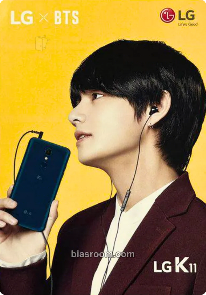 V LG Electronics Photocard - BTS - BTS K-pop photocard