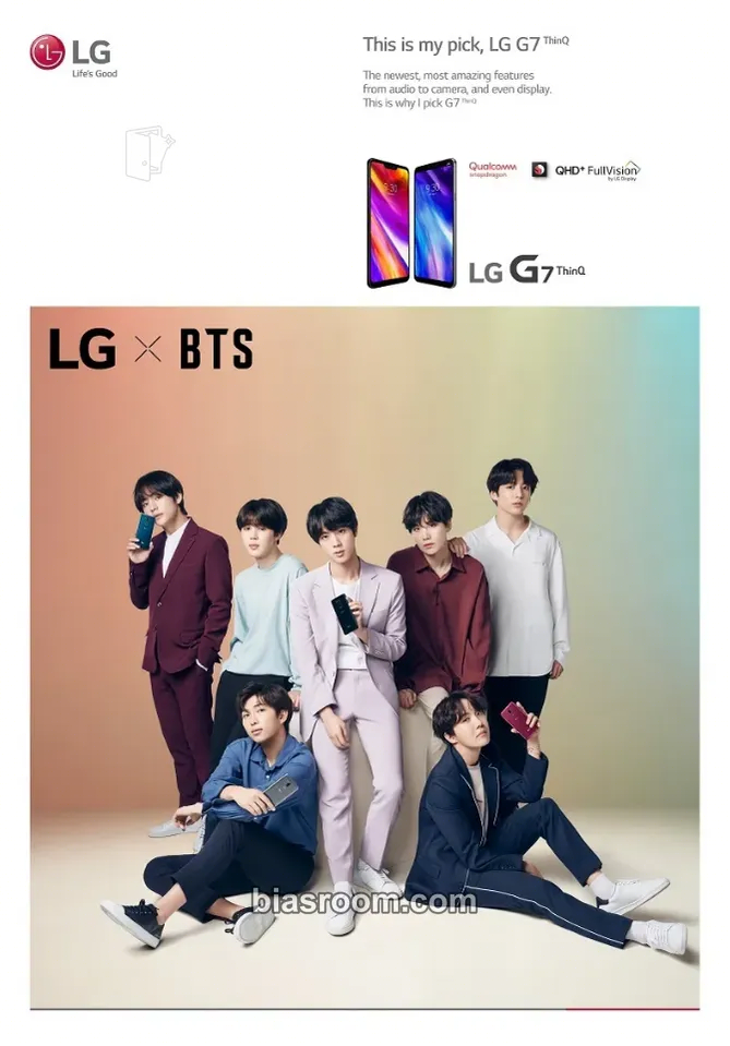 LG Electronics Photocard - BTS - BTS K-pop photocard