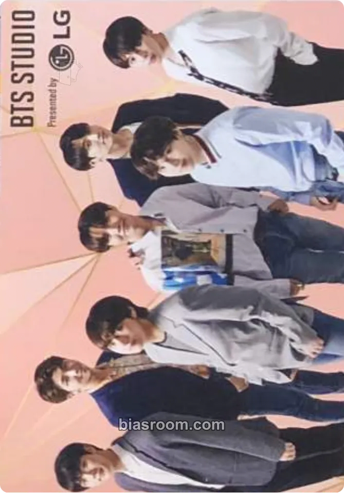 LG Electronics Photocard - BTS - BTS K-pop photocard