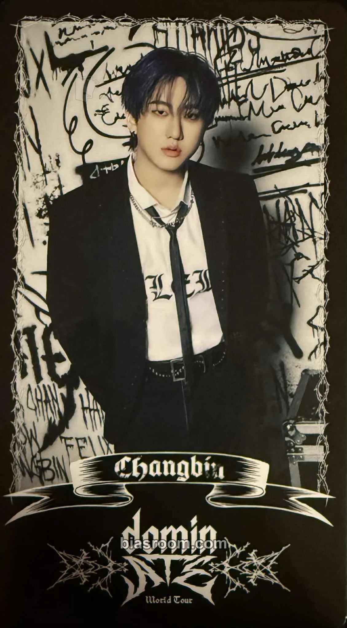Changbin DominATE World Tour Photocard - Stray Kids - Stray Kids K-pop photocard