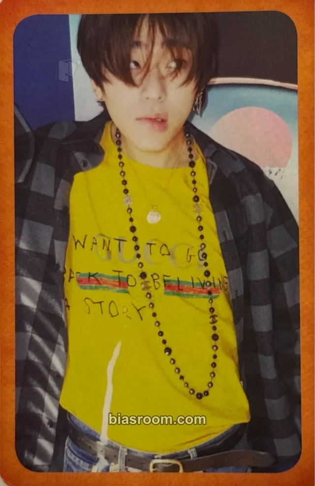 Block B - Zico - Montage Album album photocard orange border
