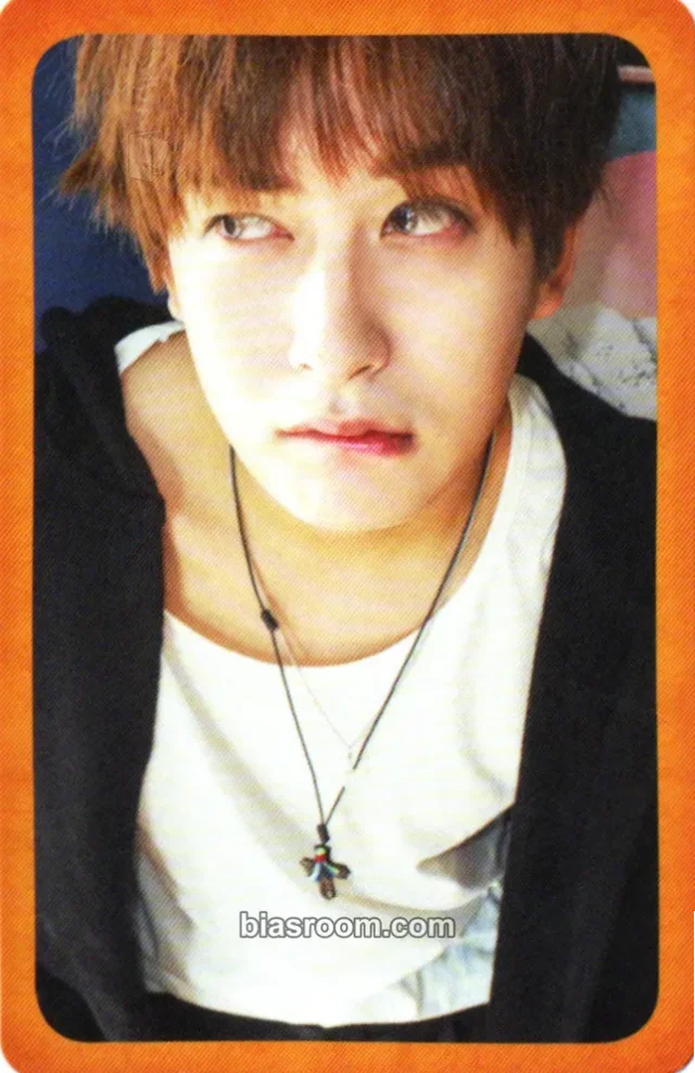 Block B - Jaehyo - Montage Album album photocard orange border
