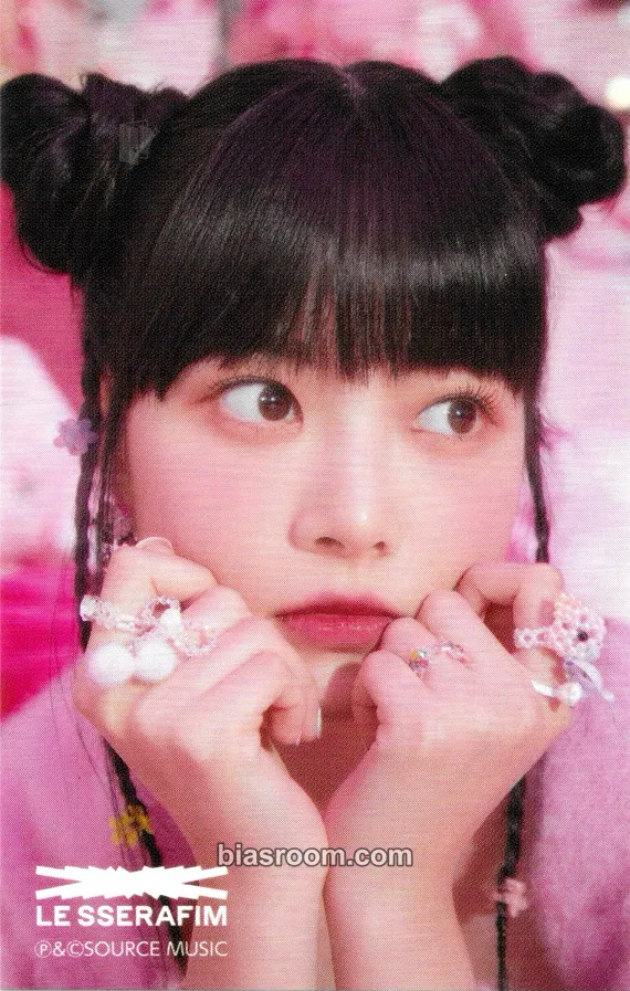 Hong Eunchae FEARLESS (Japanese Ver.) Photocard - LE SSERAFIM - LE SSERAFIM K-pop photocard