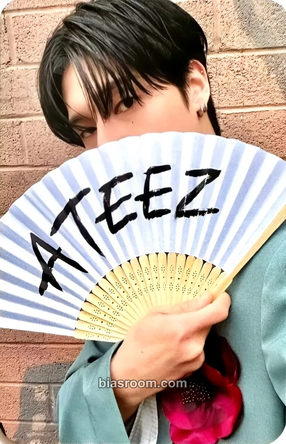 Wooyoung POP-UP: GOLDEN HOUR : Part 1 (Soundwave) Photocard - ATEEZ - ATEEZ K-pop photocard